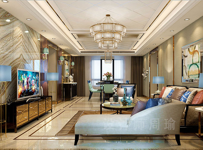 操美女的的骚世纪江尚三室两厅168平装修设计效果欣赏